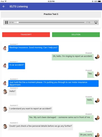 IELTS Listening Practice Tests - náhled