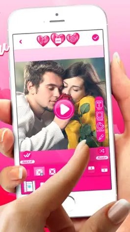 Game screenshot Valentine's Day SlideShow - Love Video Editor apk