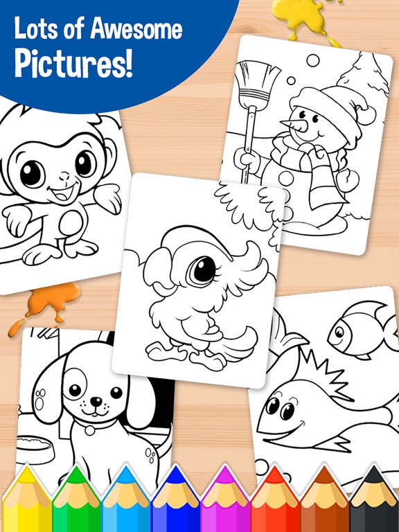 Coloring Book FREE: for Toddlers Kids Boys & Girls iPad screenshot 4 - Games app