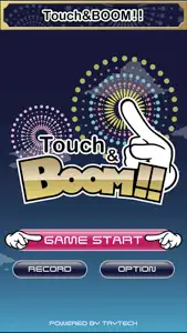 Touch & BooM!! - Free Fireworks Game screenshot #1 for iPhone