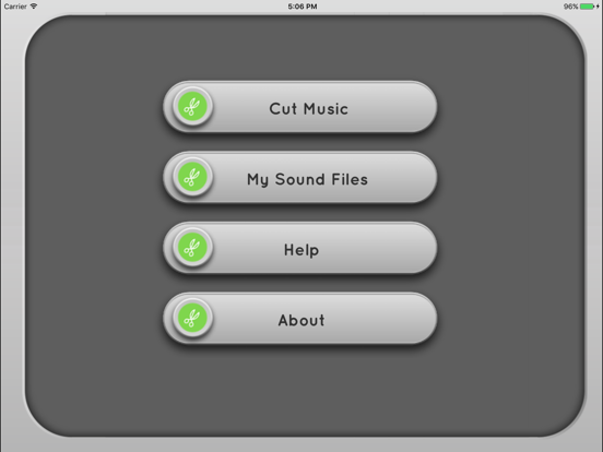 Mp3 Cutter - cut audio files easily iPad screenshot 1 - Music app