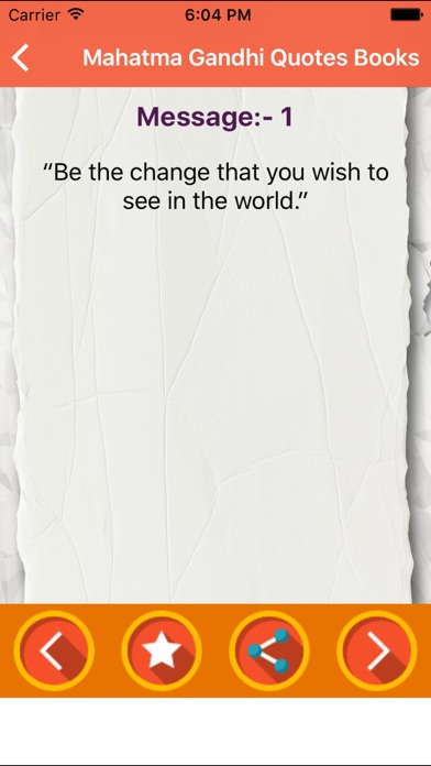 Screenshot 3 of Mahatma Gandhi Best Messages And Quotes Free Books App