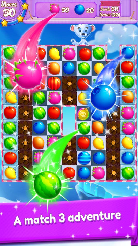 Candy Fruit Match 3 - 1.0 - (iOS)