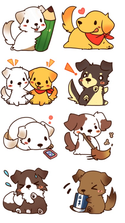 Happy Dogs Stickers screenshot-3