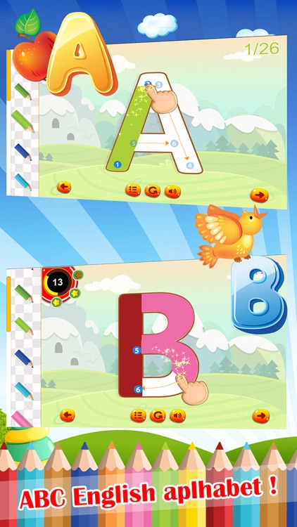 ABC Alphabet Learning and Handwriting Letters Game