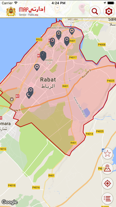 Screenshot #3 pour Idarati Map