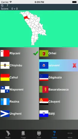 Game screenshot Moldova District Maps, Flags and Capitals apk
