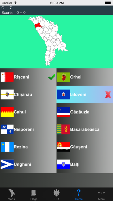 Screenshot #2 pour Moldova District Maps, Flags and Capitals