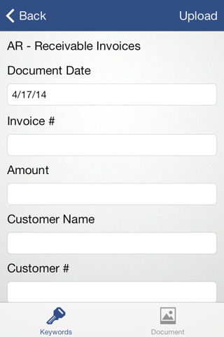OnBase Mobile for iPhone (Citrix Worx) - náhled