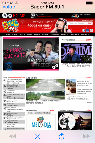 Rádio Super FM 89,1 screenshot 3