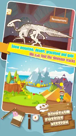 Game screenshot Dinosaur Fossils Mission - Dino Games apk