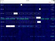 Godafoss Audio Spectrum Waterfall QRSS CW FSKCW ipad bilder 2