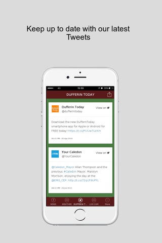 Dufferin Today screenshot 2