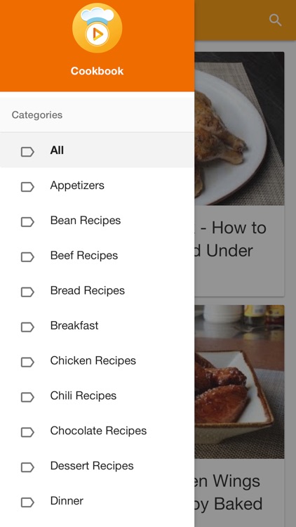 Cookbook: video recipes salads, chicken, cakes