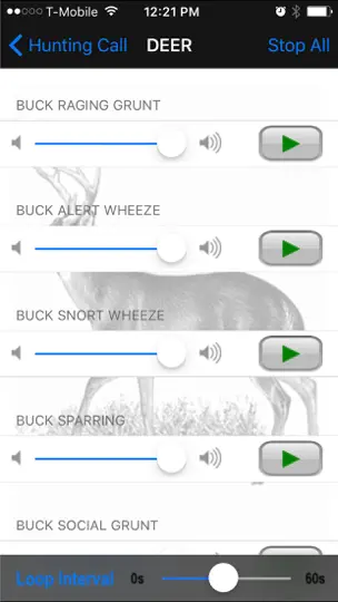 Скриншот Hunting Call на iPhone 1