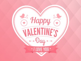 Colourful Valentines Day stickers just for you
