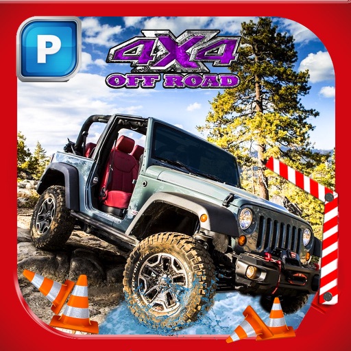 Extreme OffRoad Jeep Parking Icon