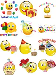Birthday Emoticons ipad bilder 2