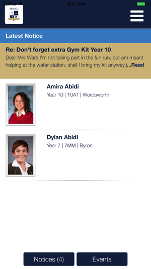 Knights Prep Engage App