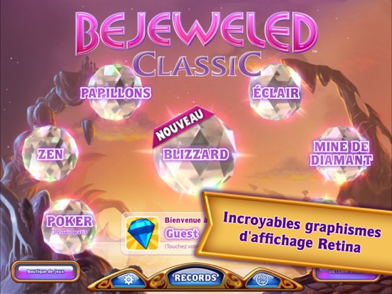 Screenshot #4 pour Bejeweled Classic HD