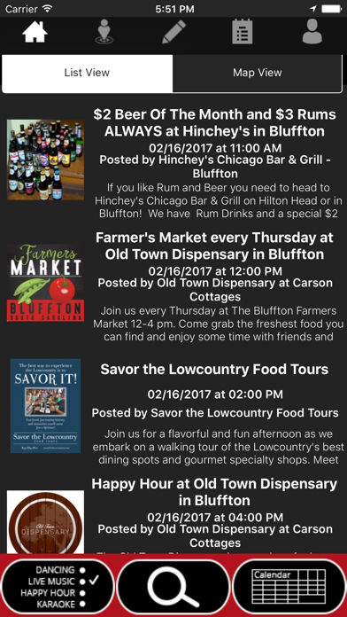 The Hottest Spots app screenshot
