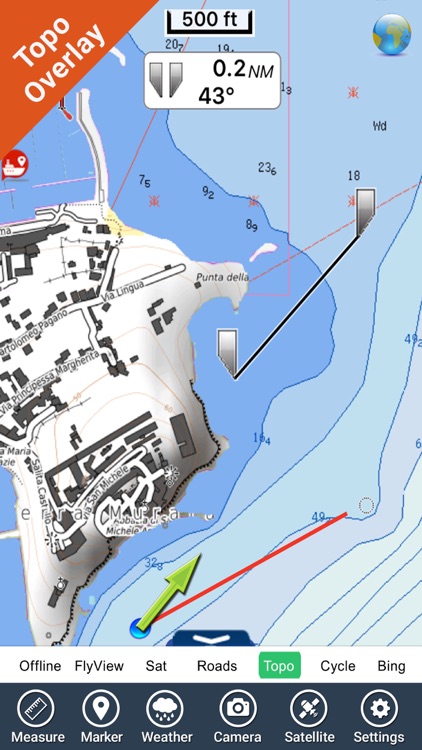 Marine : Lazio & Campania - GPS charts Navigator