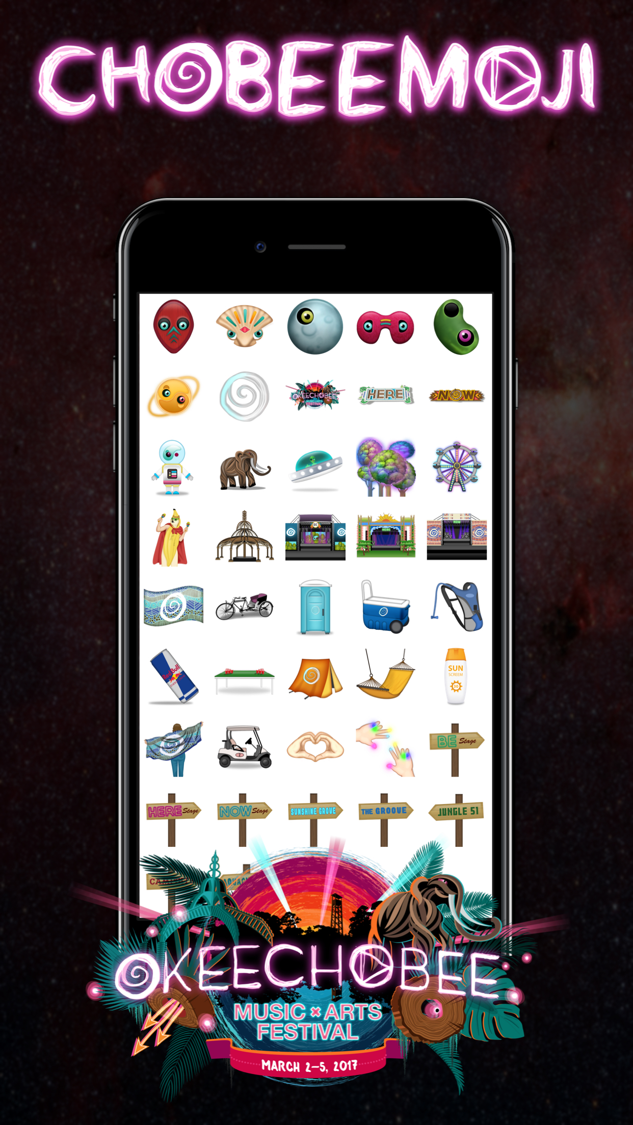 ChobeeMoji by Okeechobee Music and Arts Festival screenshot 2