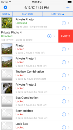 Photo Time Lock - Time Delay Image Lock screenshot 1
