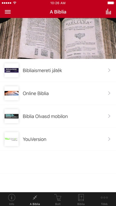 Screenshot #1 pour Magyar Bibliatársulat