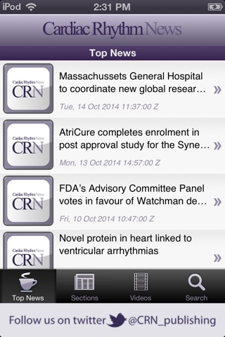 Cardiac Rhythm News screenshot 2