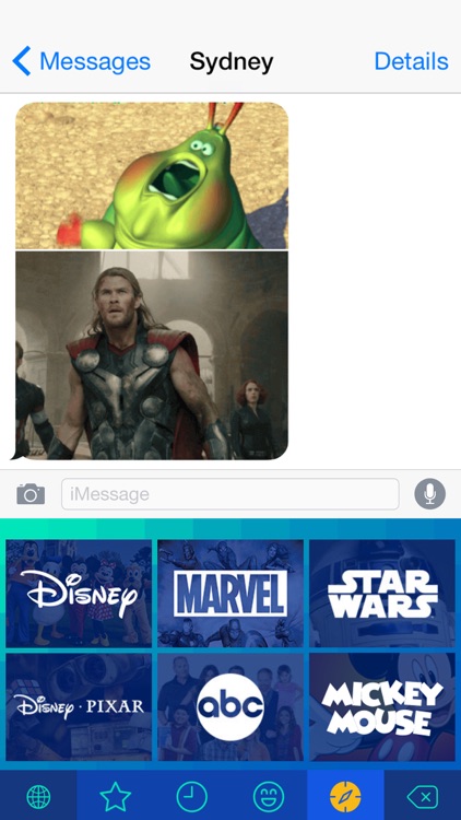 Disney Gif + Keyboard