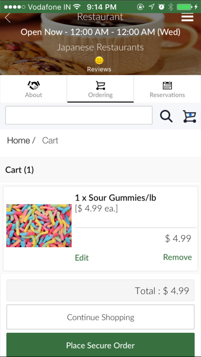 How to cancel & delete Restaurant App Demo by SalesVu from iphone & ipad 3