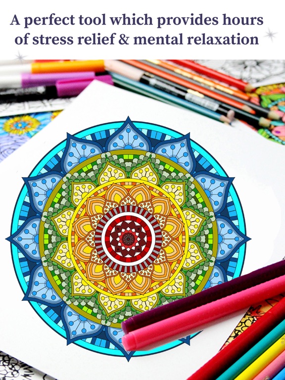 Screenshot #5 pour Coloring Book For Adults - Stress Relief Therapy