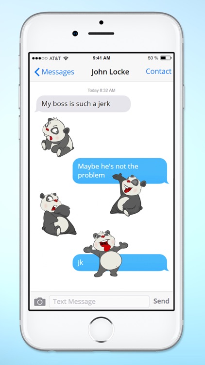 Fun Bamboo Panda Sticker Pack