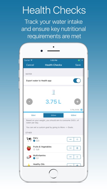 My Score Plus Weight Loss, Food & Exercise Tracker screenshot-3