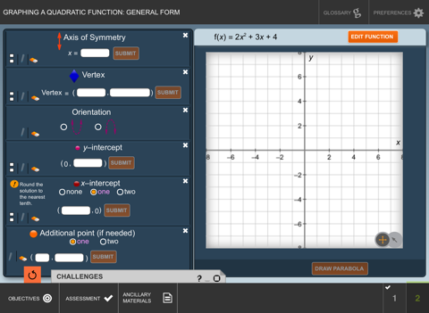 Graph Quad Func: General Form - náhled
