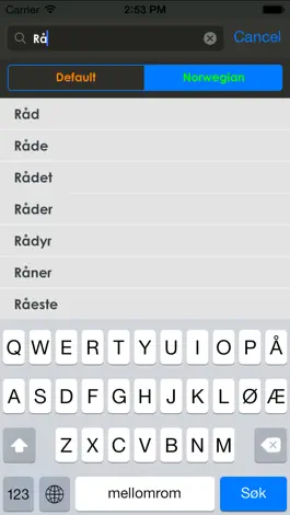 Game screenshot norsk ordbok apk