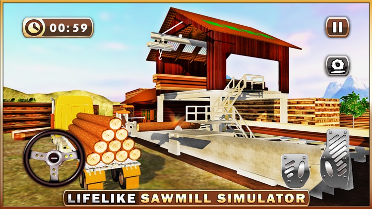 Sawmill Truck Driver Simulator - Lorry Driving Sim