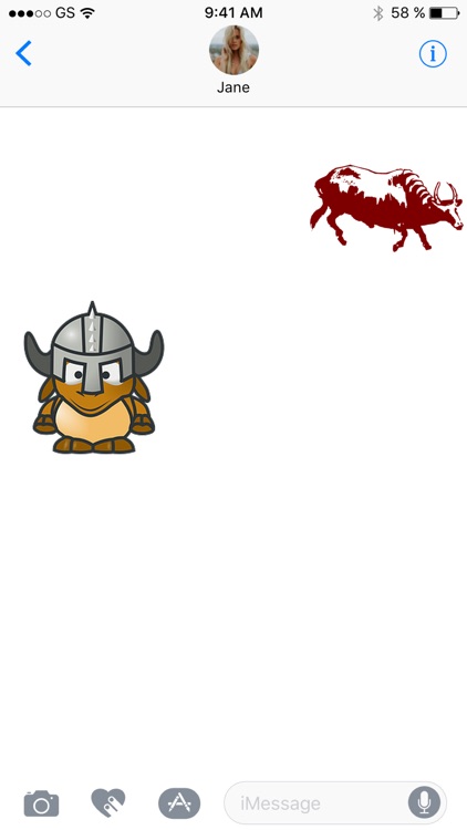 Bisons Two Sticker Pack