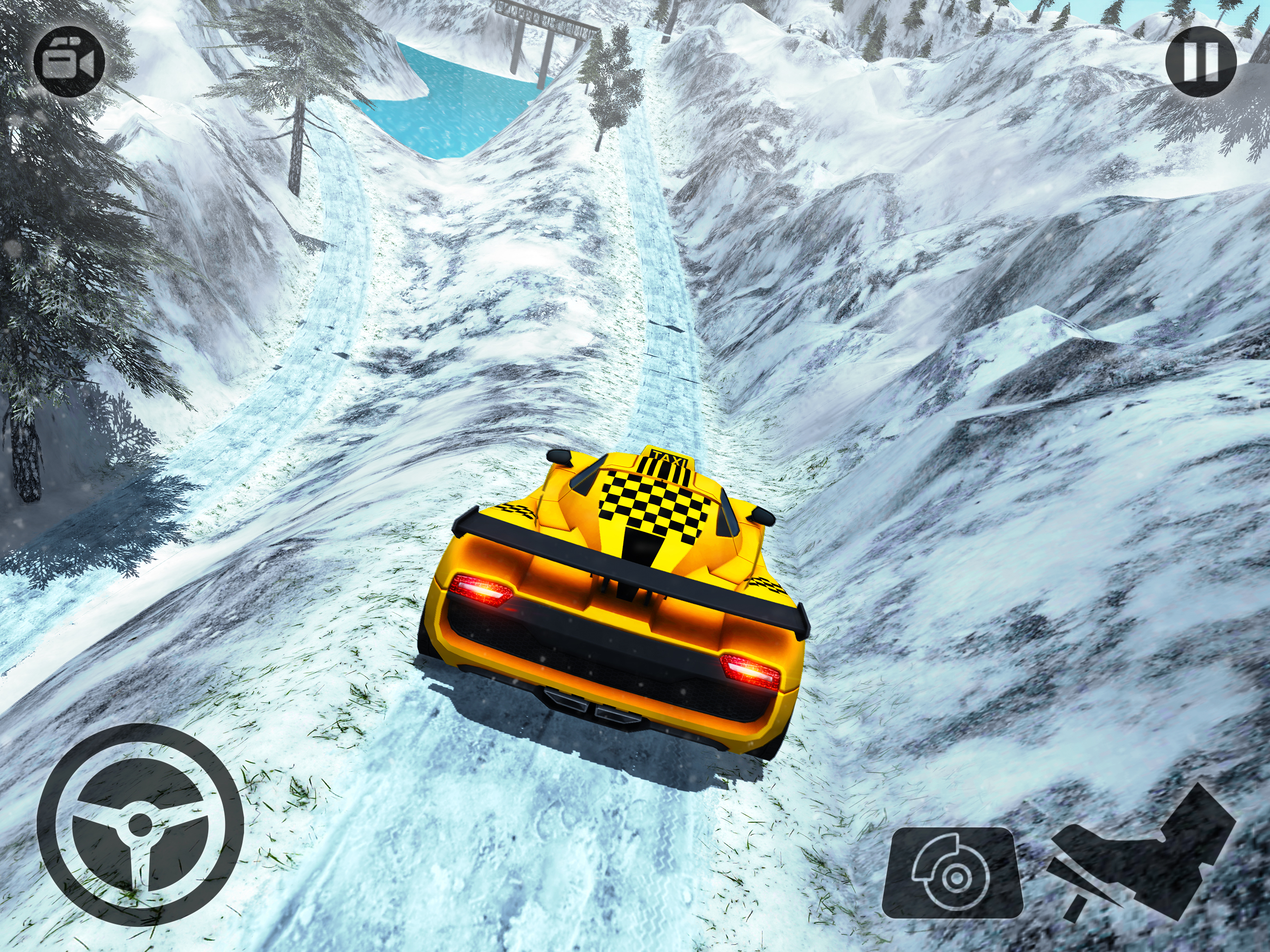 Modern Crazy Cab Taxi Driver : Hill Driving Sim