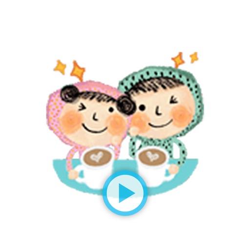 COUPle in LOVe - Animated Painting Art Stickers icon