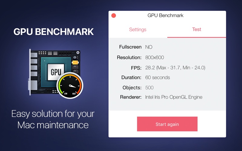 gpu benchmark: system test iphone screenshot 3