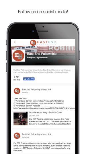East End Fellowship(圖3)-速報App