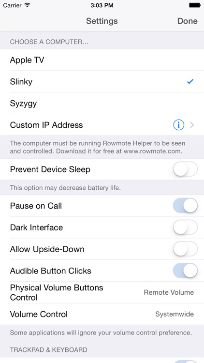 Rowmote Pro: Remote Control for Mac screenshot-4