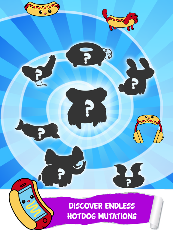 Hotdog Evolution - Food Clicker Kawaii Game iPad screenshot 4 - Games app