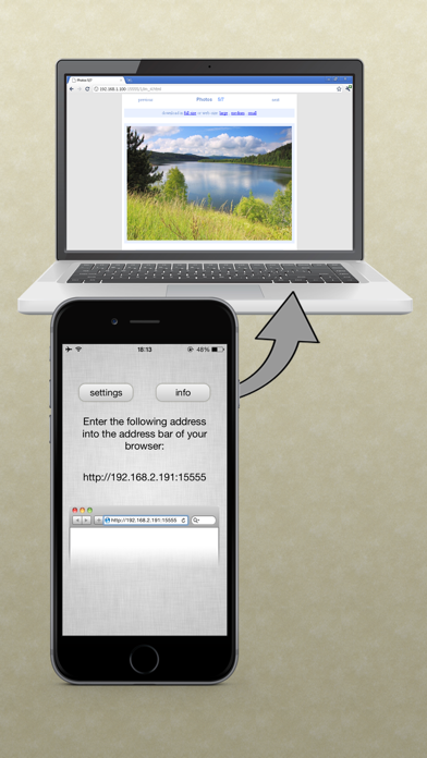 WiFi Photo Transfer Screenshot 2