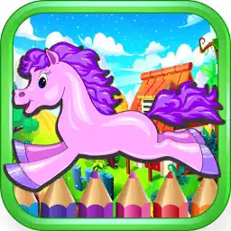 Pony Princess game for girls app icon