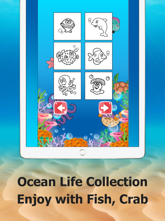 Screenshot #5 pour Coloring Book Ocean Turtles - Drawing Sea Animals