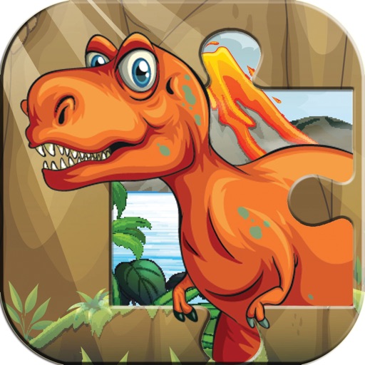 Jigsaw Puzzles Dinosaur t-rex icon