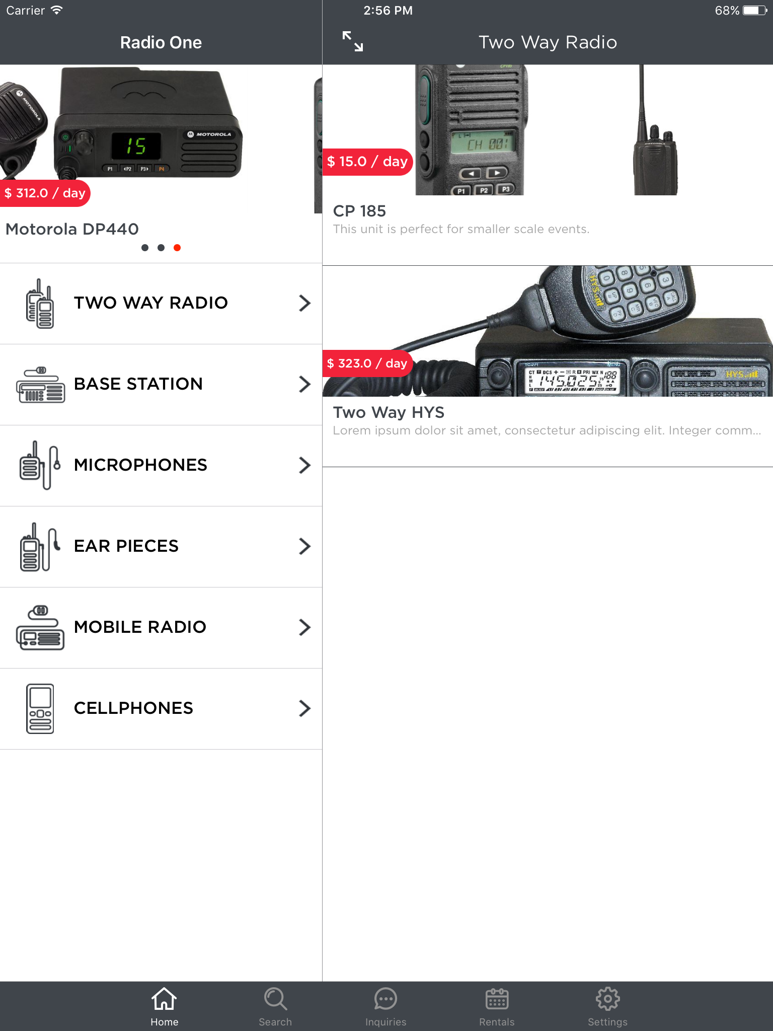 Radio One - Rent and Inquire radios from Radio1 screenshot 7